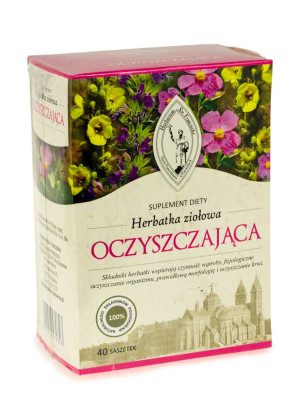Herbarium Św. Franciszka Herbatka oczyszczająca 40 saszetek - Studio Zielarskie