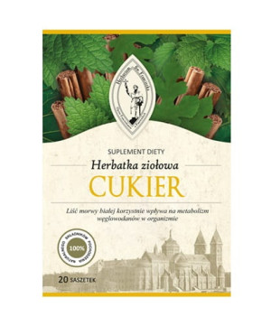 Herbarium Św. Franciszka Herbatka Cukier w normie 20 saszetek - Studio Zielarskie