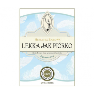 Zioła na Odchudzanie Herbatka Lekka jak piórko 40 saszetek Herbarium Św. Franciszka