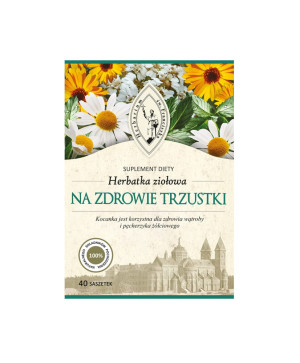 Zioła na trzustkę. Herbatka Na zdrowie trzustki 40 saszetek - Herbarium Św. Franciszka