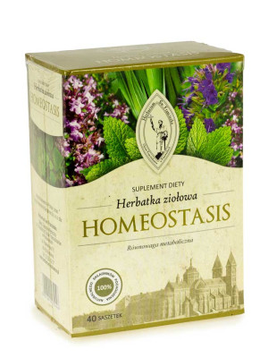 Herbarium Św. Franciszka Herbatka Homeostasis 40 saszetek - Studio Zielarskie
