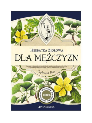 Herbarium Św. Franciszka Herbatka Dla mężczyzn 40 saszetek - Studio Zielarskie