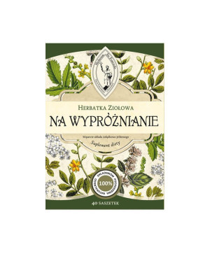 Zioła na jelita. Herbarium Św. Franciszka Herbatka Na wypróżnianie 40 saszetek