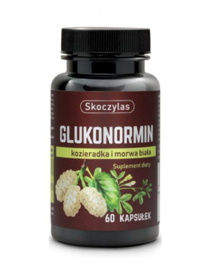 Skoczylas Glukonormin kozieradka i morwa biała 60 kapsułek - Studio Zielarskie