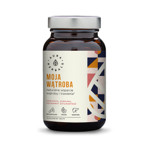 AURA HERBALS Moja Wątroba: Karczoch + Kurkuma + Ostropest 60 kapsułek - Studio Zielarskie