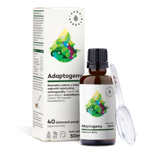 AURA HERBALS Adaptogeny ekstrakty krople 50ml - Studio Zielarskie