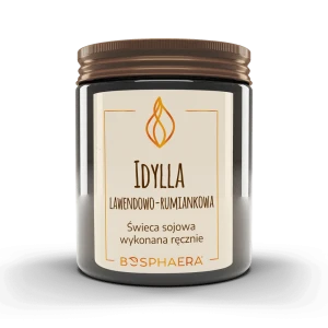 BOSPHAERA Świeca Idylla Lawendowo-rumiankowa 190g - Studio Zielarskie