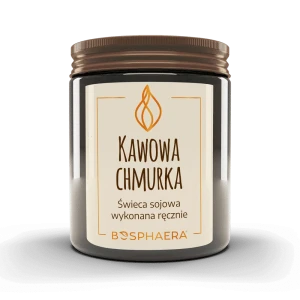 BOSPHAERA Świeca Kawowa Chmurka 190g - Studio Zielarskie