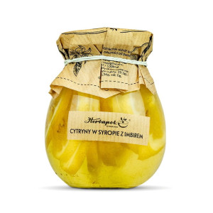 Herbapol Kraków Cytryny w syropie z imbirem 260g - Studio Zielarskie