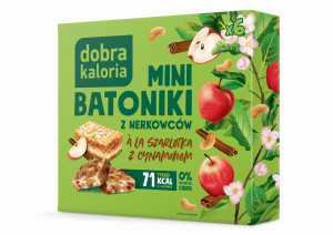 DOBRA KALORIA Mini batoniki szarlotka 6x17g - Studio Zielarskie