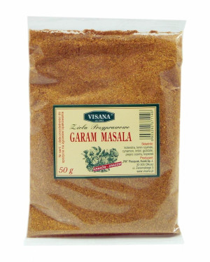 VISANA Garam masala 50 g - Studio Zielarskie