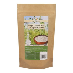 PIĘĆ PRZEMIAN Mąka owsiana pełnoziarnista 500g - Studio Zielarskie