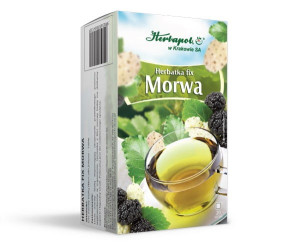 Zioła na Odchudzanie. Herbatka Morwa 20 saszetek Herbapol Kraków