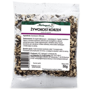 Herbapol Kraków Żywokost korzeń 50g - Studio Zielarskie