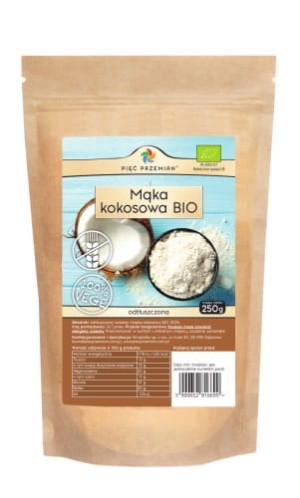 PIĘĆ PRZEMIAN Mąka kokosowa 250g - Studio Zielarskie