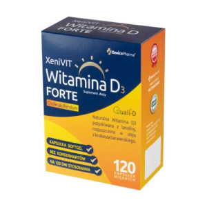 Xenico Xenivit Witamina D Forte 120 kapsułek - Studio Zielarskie
