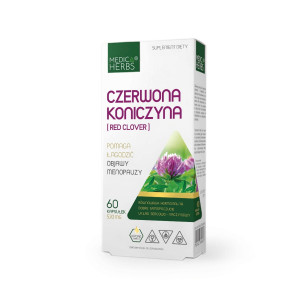 MEDICA HERBS Czerwona koniczyna 520mg 60 kapsułek - Studio Zielarskie