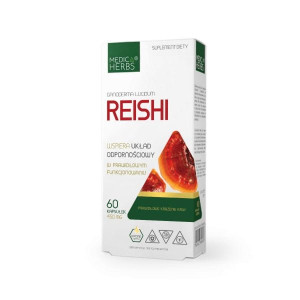 Medica Herbs Reishi 60 kapsułek - Studio Zielarskie
