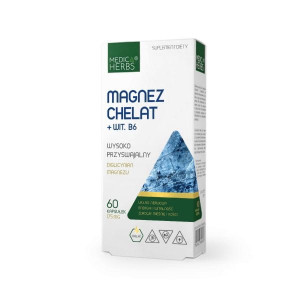 Medica Herbs Magnez Chelat 60 kapsułek - Studio Zielarskie