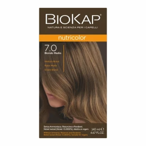 BIOKAP N. 7.0 Średni Blond 140ml - Studio Zielarskie