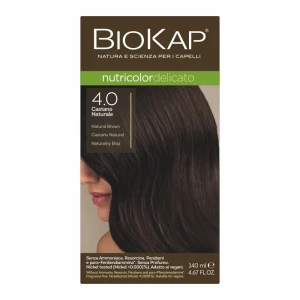 BIOKAP Nutricolor Delicato 4.0 Naturalny Brąz 135 ml - Studio Zielarskie
