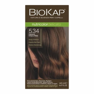 BIOKAP NUTRICOLOR DELICATO 5.34 Miodowo-Kasztanowy - Studio Zielarskie