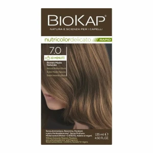 BIOKAP Nutricolor delicato rapid 7.0 Średni Naturalny Blond - Studio Zielarskie