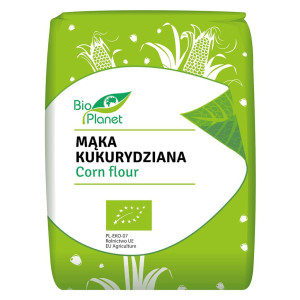 BIO PLANET Mąka kukurydziana Bio 1kg - Studio Zielarskie