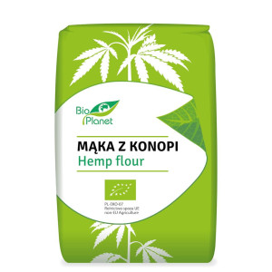 BIO PLANET Mąka z konopi Bio 400g - Studio Zielarskie