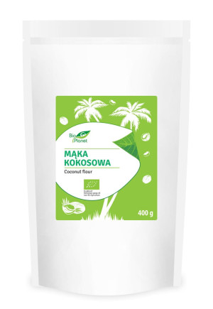 BIO PLANET Mąka kokosowa Bio 400g - Studio Zielarskie