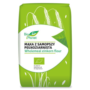 BIO PLANET Mąka z samopszy pełnoziarnista Bio 500g - Studio Zielarskie