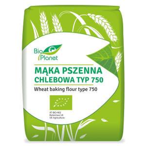 BIO PLANET Mąka pszenna chlebowa typ 750 Bio 1kg - Studio Zielarskie