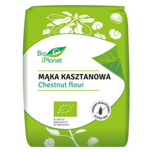 BIO PLANET Mąka kasztanowa bezglutenowa Bio 700g - Studio Zielarskie