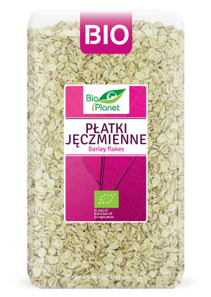 BIO PLANET Płatki jęczmienne Bio 600g - Studio Zielarskie
