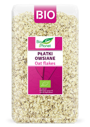 BIO PLANET Płatki owsiane Bio 600g - Studio Zielarskie