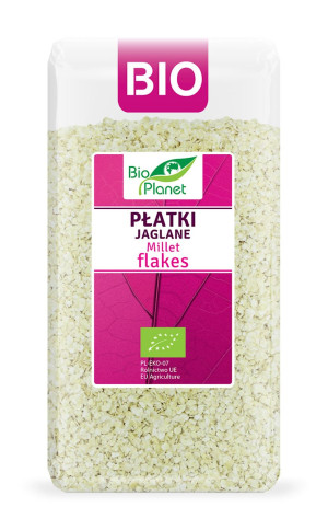 BIO PLANET Płatki jaglane Bio 300g - Studio Zielarskie