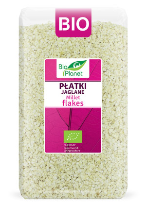 BIO PLANET Płatki jaglane Bio 600g - Studio Zielarskie