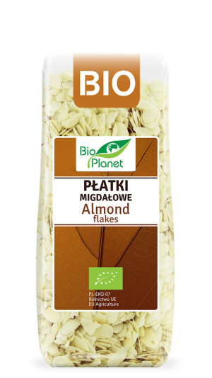 BIO PLANET Płatki migdałowe Bio 100g - Studio Zielarskie