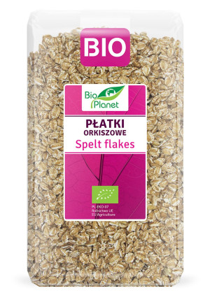 BIO PLANET Płatki orkiszowe Bio 600g - Studio Zielarskie