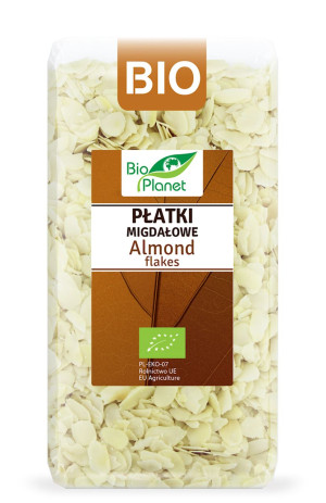 BIO PLANET Płatki migdałowe Bio 300g - Studio Zielarskie