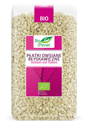 BIO PLANET Płatki owsiane błyskawiczne Bio 600g - Studio Zielarskie