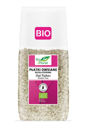 BIO PLANET Płatki owsiane bezglutenowe Bio 600g - Studio Zielarskie