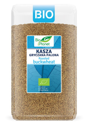 BIO PLANET Kasza gryczana palona Bio 1kg - Studio Zielarskie