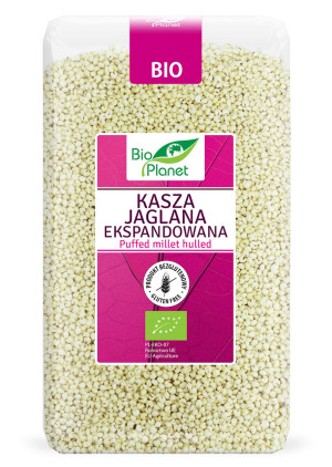 BIO PLANET Kasza jaglana ekspandowana bezglutenowa Bio 150g - Studio Zielarskie