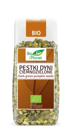 BIO PLANET Pestki dyni ciemnozielone Bio 150g - Studio Zielarskie