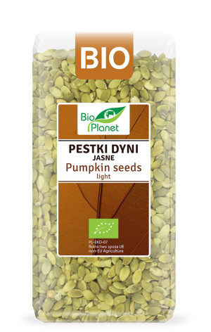 BIO PLANET Pestki dyni jasne Bio 350g - Studio Zielarskie