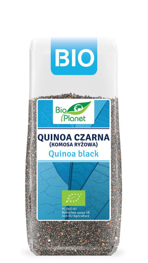 BIO PLANET Quinoa czarna (komosa ryżowa) bio 250g - Studio Zielarskie