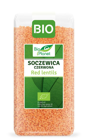 BIO PLANET Soczewica czerwona Bio 400g - Studio Zielarskie