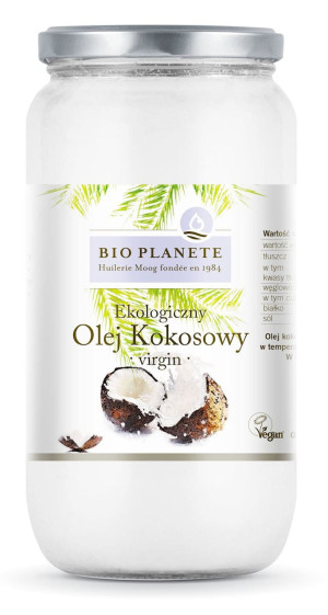 BIO PLANET Olej kokosowy virgin Bio 950ml - Studio Zielarskie