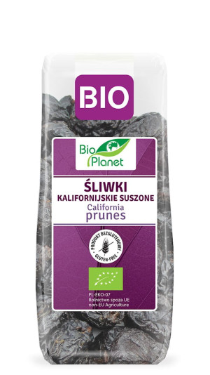 BIO PLANET Śliwki kalifornijskie suszone bezglutenowe Bio 200g - Studio Zielarskie